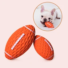 Dadaism игрушки для собак эластичность резиновый шар товары для домашних собак голосовые пережевывать игрушки для домашних животных