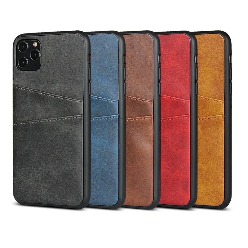 

Case For IPhone 11 11 Pro 11 Pro Max Soft TPU Silicone Case For IPhone 11 11 Pro 11 Pro Max Business Luxury Leather Phone Cover