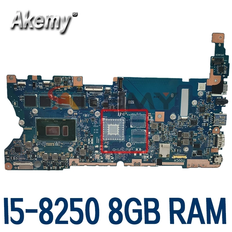 US $279.00 AKemy UX461UA laptop Motherboard I58250 CPU 8GB RAM Mainboard REV21 For ASUS UX461UN UX461 UX461U UX461UA Motherboard