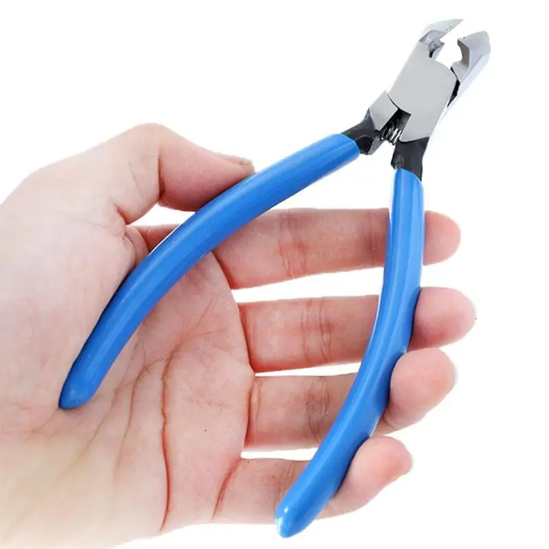 

Plastic Handle Pliers Electrical Wire Cable Cutters Cutting Side Snips Flush Welding Thread Trimming of Electronic Circuit