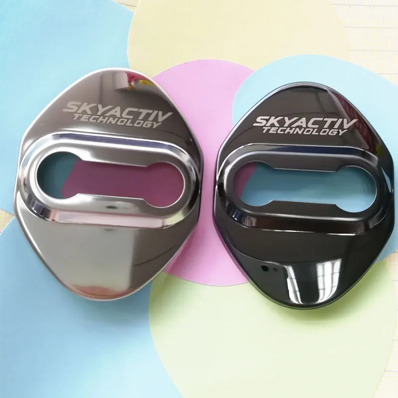 Крышка замка двери автомобиля для Mazda 2 3 6 DJ BM BP GJ CX3 CX-5 CX5 CX 5 CX7 CX9 MX5 2014-2021 SKYACTIV