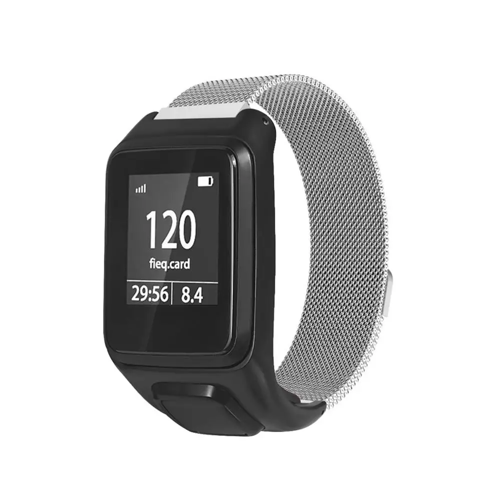 Милан магнитный металлический ремешок сменный Браслет для TOMTOM Runner3 и TOMTOM Adventurer Смарт аксессуары