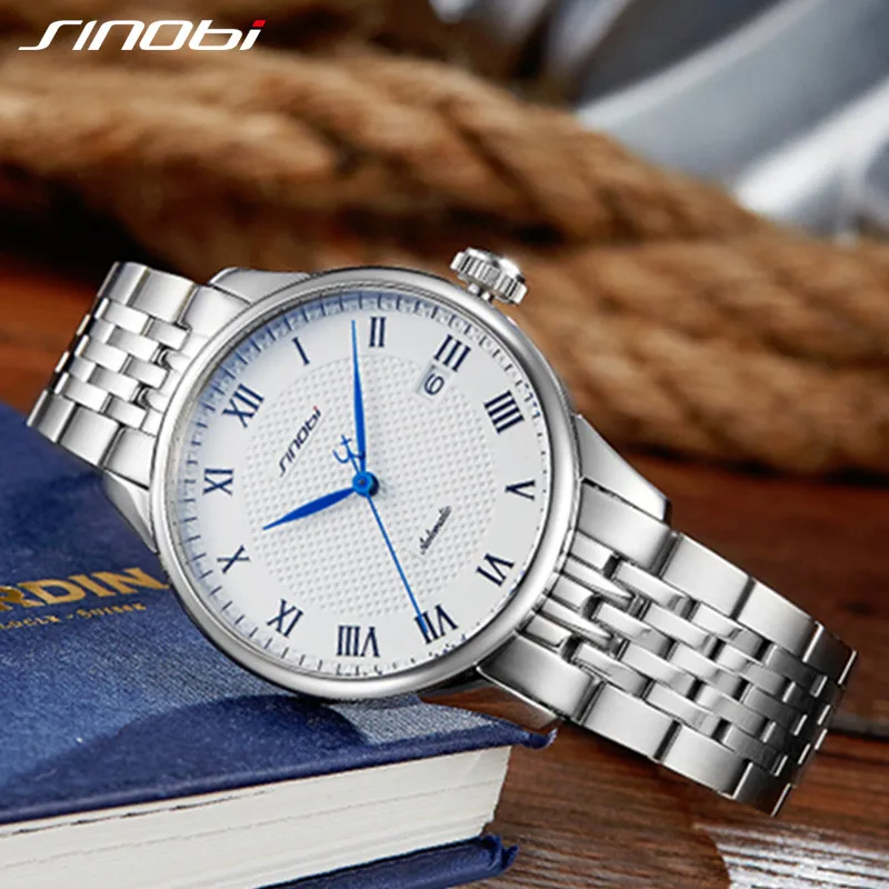 SINOBI Orologio Automatico di Alta Qualità Mens orologi Meccanici  Giapponese Miyota Movimento Orologi da Uomo Orologi Da Polso di Lusso -  AliExpress Watches
