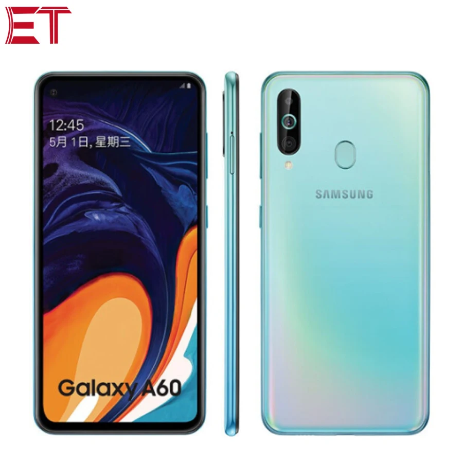 Brand New Samsung Galaxy A60 Mobile Phone 6.3" 6G RAM 64GB/128GB ROM Snapdragon 675 Octa Core 32.0MP+8MP+5MP Rear Camera Phone