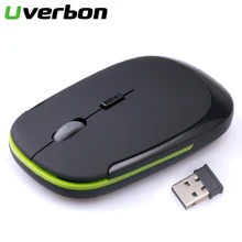 Мини-мышь 2,4 ГГц, беспроводная оптическая мышь для ноутбука, компьютера с usb-приемником 1000 dpi, ультра тонкая беспроводная эргономичная мышь