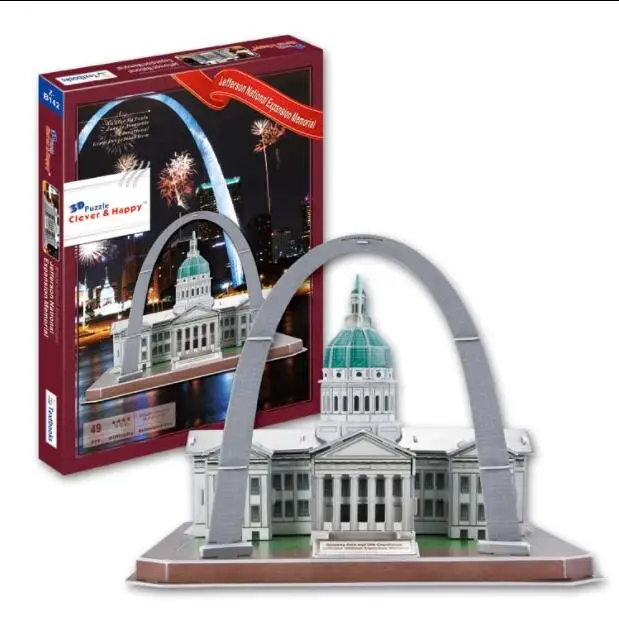 Jefferson National расширения памяти нам 3D бумага DIY головоломки модель Обучающие