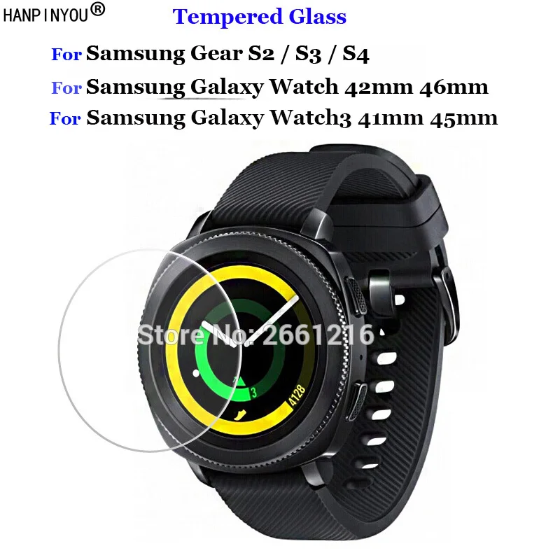 Для Samsung Galaxy Watch 3 41 мм 46 42 закаленное стекло 9H 2.5D Защитная пленка для экрана Gear Sport S4