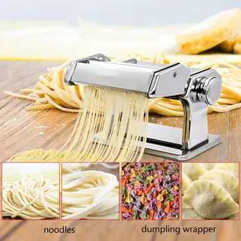 

Stainless Steel 2 Blades Multi-function Manual Noodle Machine Dumpling Skin Machine Split Type Noodle Hanger kitchen tool