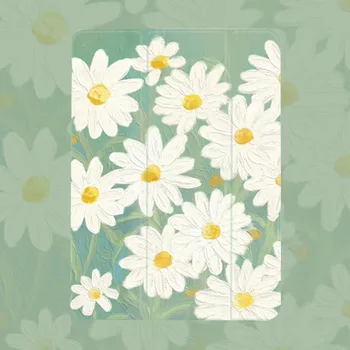 

Cute Daisy For iPad AIR 2 10.5 Pro 10.2 2020 10.9 inch Case for iPad 2017 2018 9.7 Mini 5 Cover Capa With Pencil Holder Cases