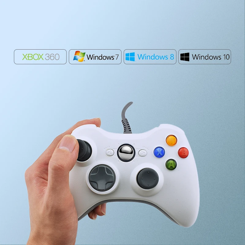 Gtippor Usb有線ゲームパッドxbox 360コントローラージョイスティックwindows 7 8用10 Pc Gamepads Aliexpress