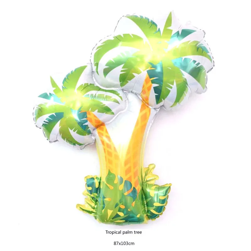 Coconut 2 Гавайские вечерние украшения Фламинго гирлянды воздушные шары для Луау вечерние пляжные летние тропические предметы для украшения дня рождения - Цвет: Coconut 2