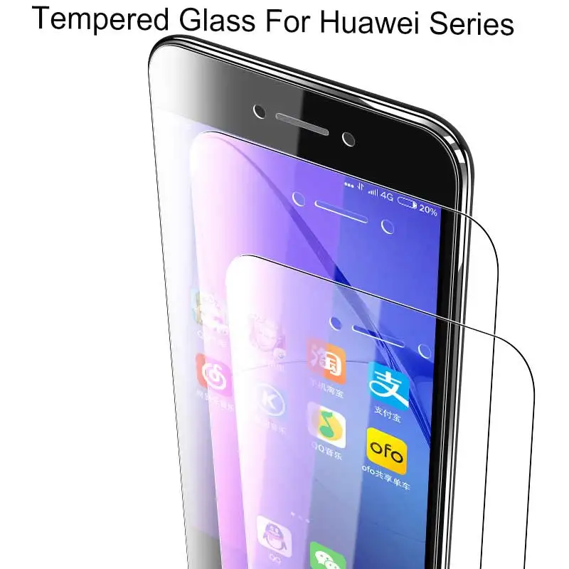 2 шт закаленное стекло для Huawei honor 7 7X P10 lite Y5 II Prime протектор экрана на honor 7A 7C профессиональная защитная пленка