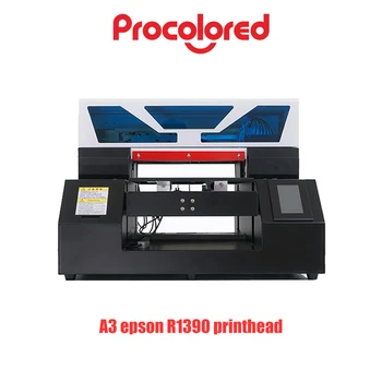 

Procolored a3 uv printer epson r1390 printhead 6 colors refillable ink cartridges with white ink cycle system