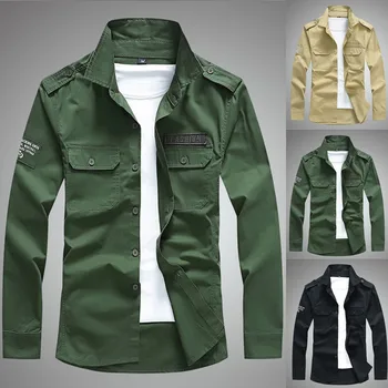 

Corduroy Jacket Men's Outdoor Casual Coats Large Size Multi-pocket Top 2020 Spring Autumn Daily Clothing