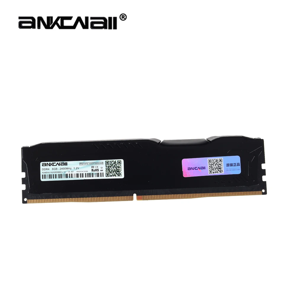 Ankowall ddr4 ram 8gb 4gb 16gb 2133 2400 2666 dimm suporte de memória ...