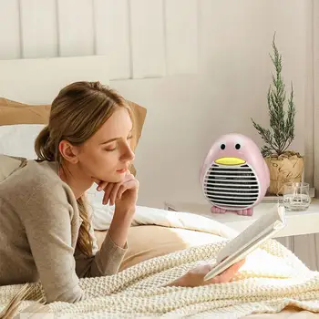 

Electric Wall Heater Mini Portable Plug-in Personal Space Warmer for Indoor Heating Camping Any Place Adjustable Thermostat