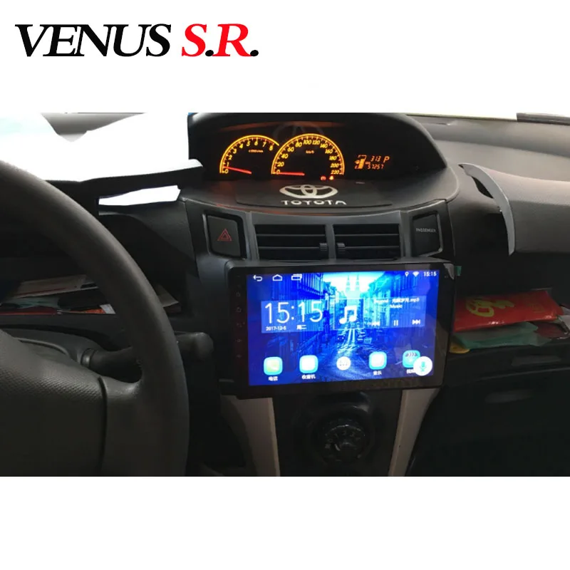 Clearance VenusSR Android 8.1 2.5D car dvd for Toyota  Yaris Radio 2005-2011  multimedia  Radio stereo gps navigation 4