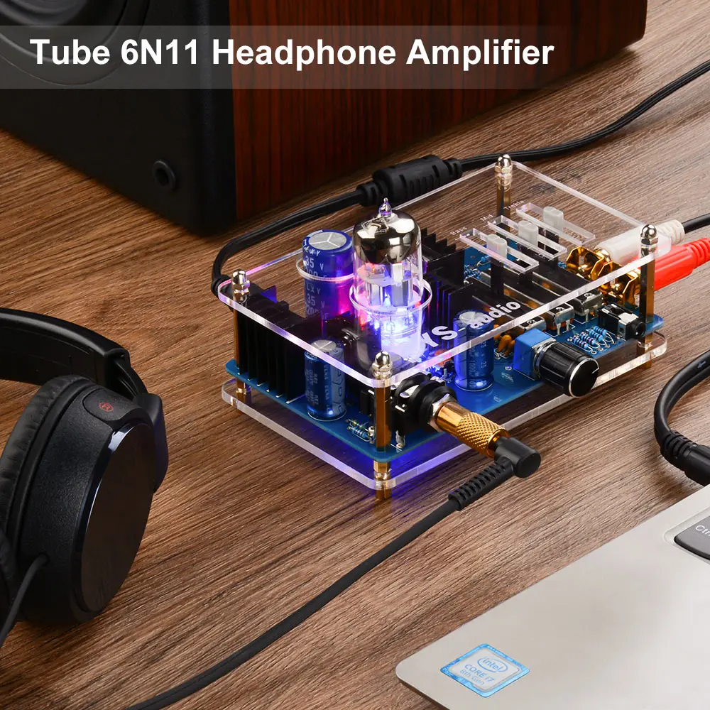 Aiyima-amplificador de Fone de Ouvido Tubo de Áudio Classe a Pré-amplificador com Ajuste de Tom para Home Amplificador Estéreo Theater 6n11 - Image 6