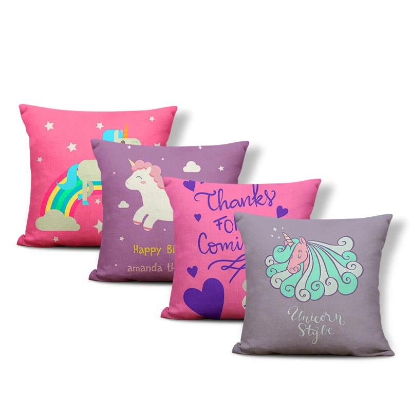 large unicorn pillow