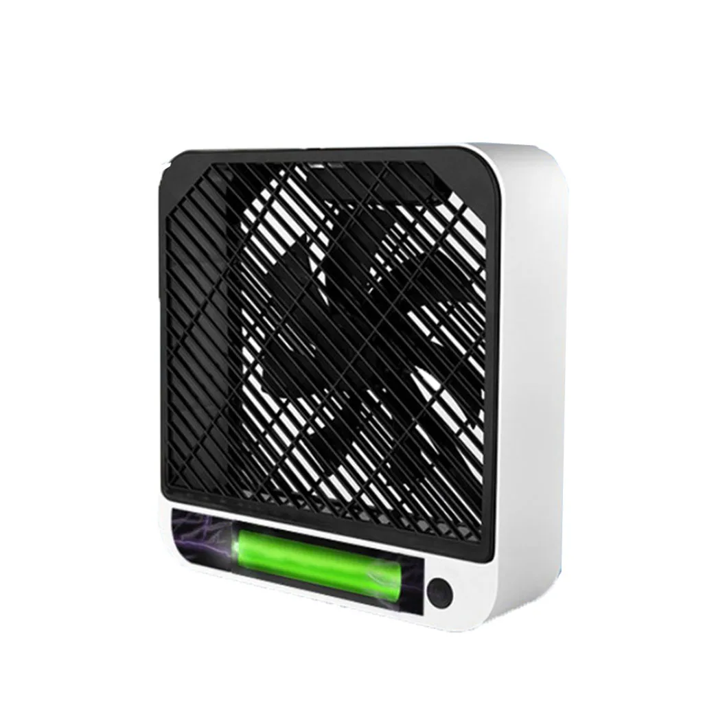 Rechargeable Mini Desk Fan, 2 Speeds, Lower Noise, Battery Operated for Travel Home and Office, 1.5 Meter 4.9 ft Cable