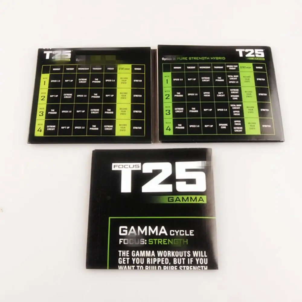 Фокус T25 Гамма 4 диск Fittness тренировки dvd с календарем