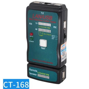 RJ45 Network Cable Tester Lan Cable Tester RJ45 RJ11 RJ12 CAT5 UTP Cable Tracker Networking Tool Ethernet Network Repair 1