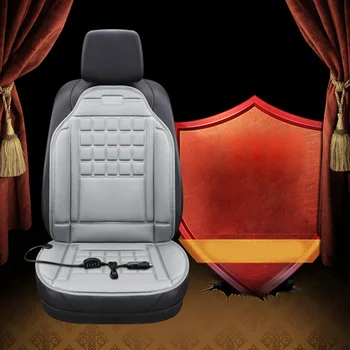 

Universal Electric Heated Car Seat Covers Winter Car Seat Pad Heated Seat Cushion Covers Conjoined Supplies Black Gray