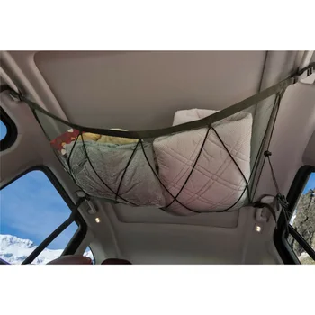 

Car 1* Auto Mesh Elastic Organizer 34.4*25.5in Polyester Parts Durable