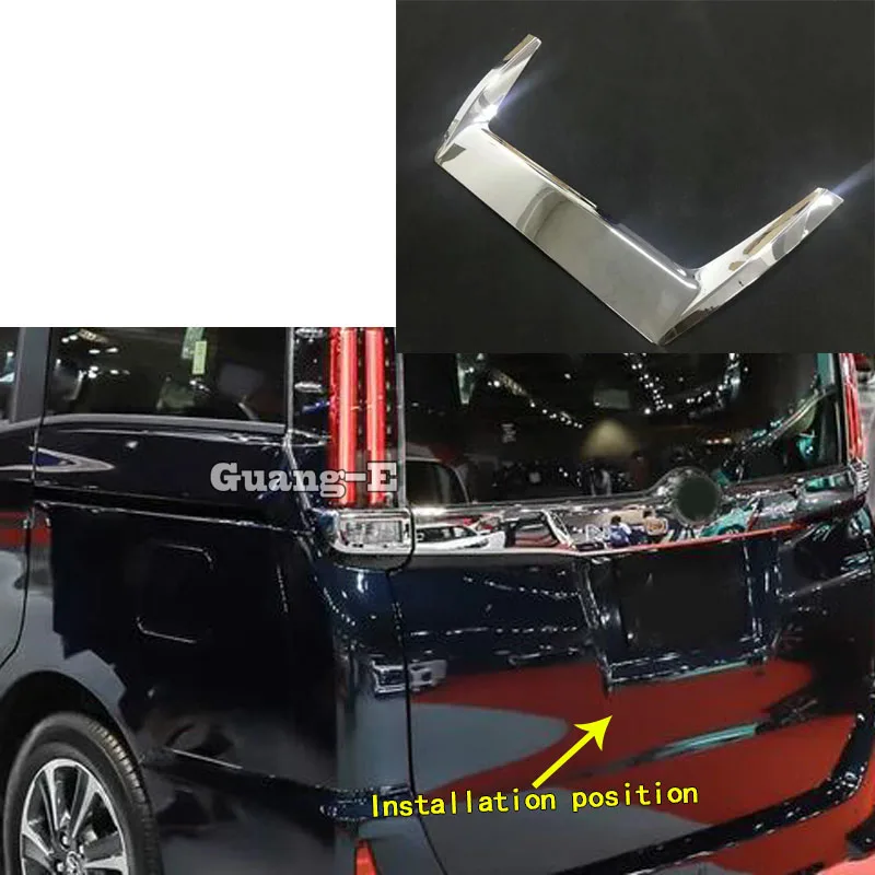 Для Toyota Noah Voxy 80 Series автомобильный стикер детектор заднего номерного знака Накладка полосы бампера капоты