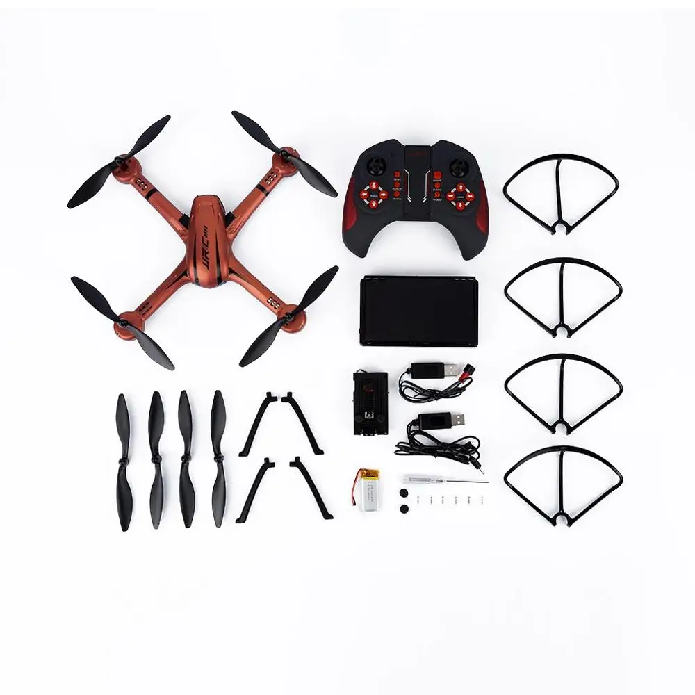 Черный 2,4G 4CH 6-Axis Gryo 5,8G FPV в режиме реального времени с 2.0MP Камера для JJRC H11D - Цвет: Черный
