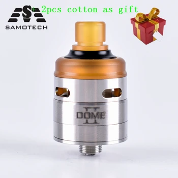 

Shenray Dome V2 22mm RDTA Atomizer 316 SS E Cigarette Vaporizer 24mm Diameter 3.5ML Tank Suit for 510 Box Mod Vapor