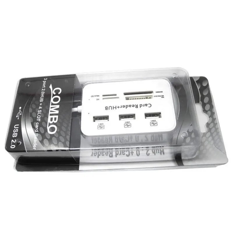 Usb-хаб 3 порта USB Передача данных MS/M2/SD/MMC/TF считыватель карт