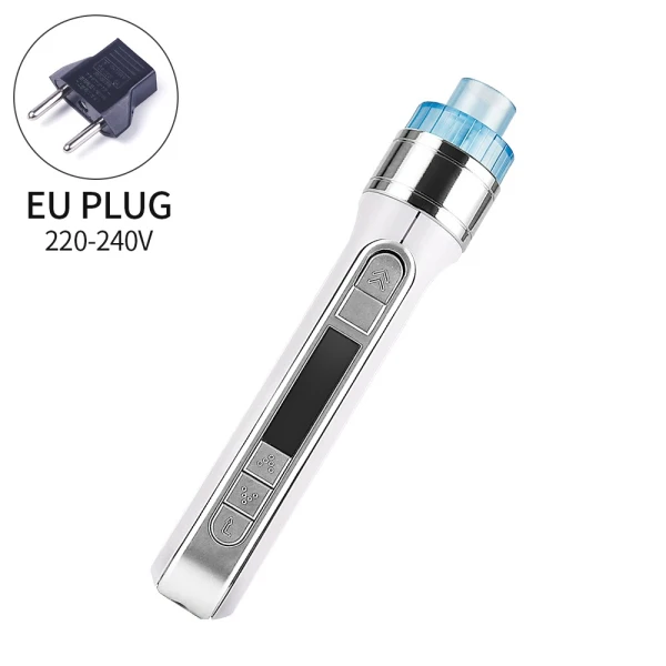Silver EU Plug 5 мл инъекции мезо пистолет мезо инъекции Ручка удаления черный глаз против морщин ручной красоты устройство воды уход за кожей инъекции пистолет - Цвет: Silver EU Plug
