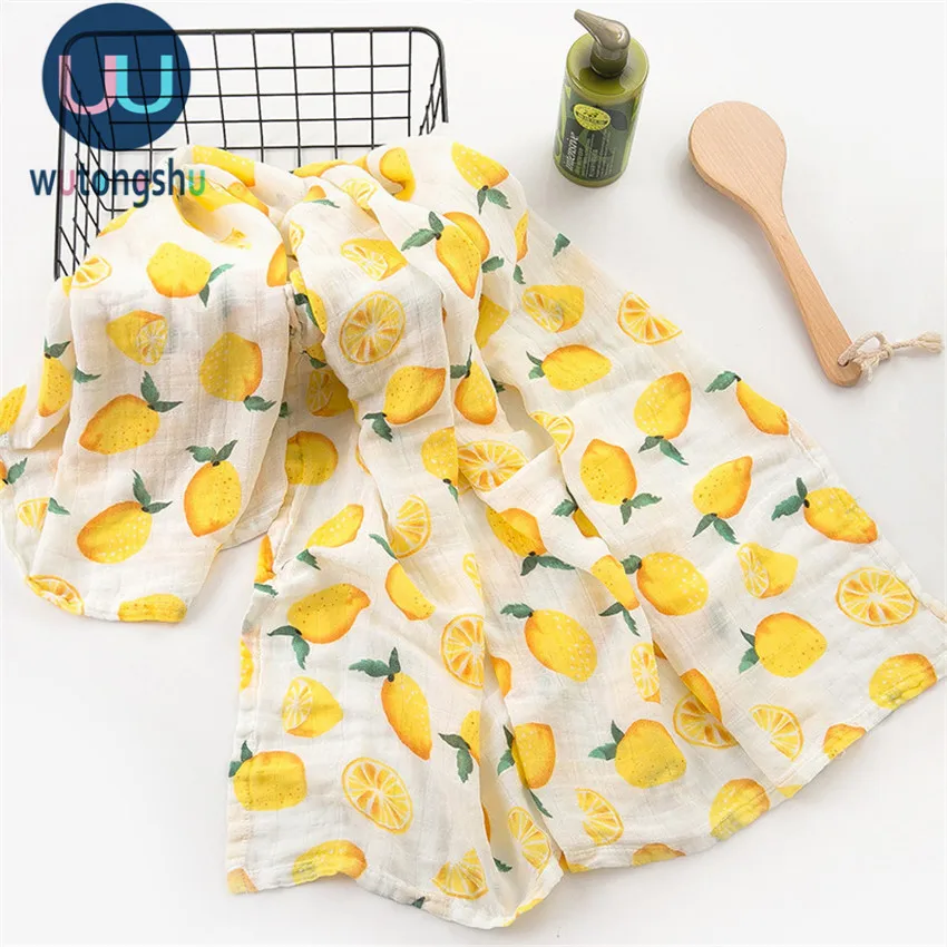 

Baby Blankets Newborn Baby Bath 2 Layers 100% Muslin Cotton Swaddle For Baby Manta Bebe Bebek Battaniye Baby Wrap Stroller Cover