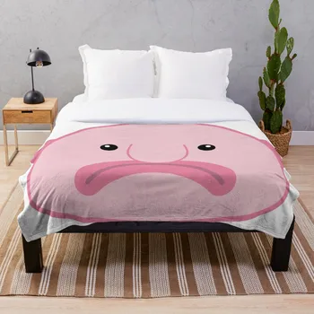 

Drop Shipping Printed Throw Blanket Sherpa Fleece Soft Blanket Flannel Rug Home Decoration For Bed Blobfish