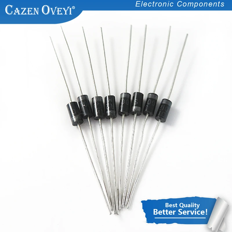 50pcs/lot SCHOTTKY DIODE SR2100 2A 100V DO-15 DIP In Stock | Электронные компоненты и принадлежности