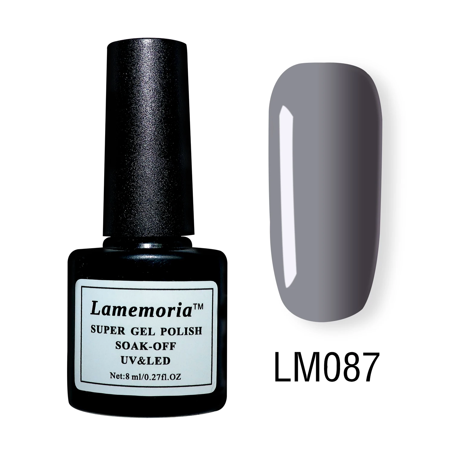 LM087 Lamemoria, 8 мл, Гель-лак для ногтей, гибридный, все для маникюра, 60 цветов, полуперманентный УФ лак для ногтей, Prime Gel Ongle Paznokcie - Цвет: LM087