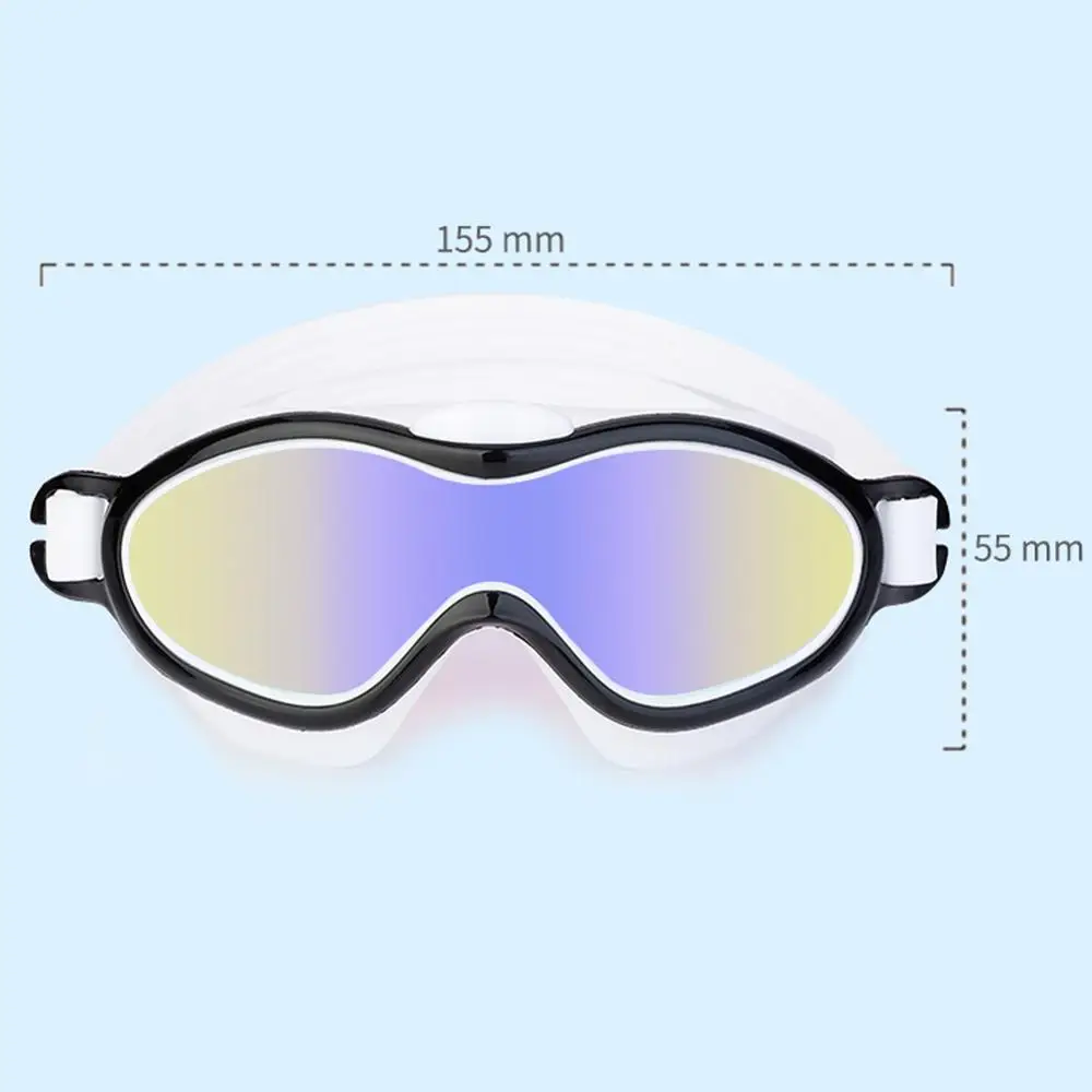 Детские плавательные очки для девочек и мальчиков, очки для плавания, детские силиконовые водонепроницаемые противотуманные УФ очки для дайвинга