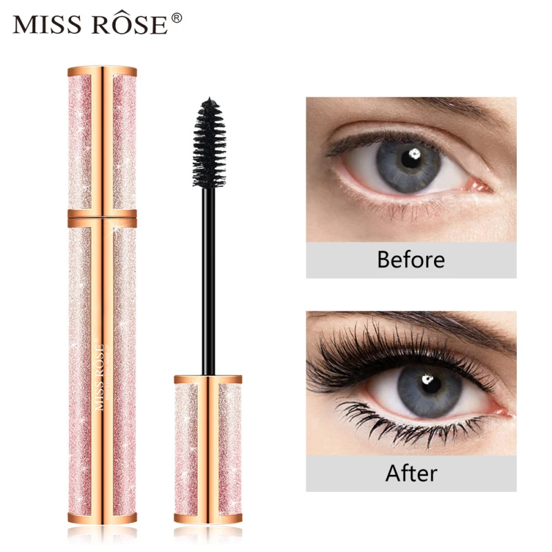 MISS ROSE 3D водостойкая Подкручивающая Звездная тушь для ресниц удлиняющая долговечная не легко размазывающаяся тушь для ресниц женский инструмент для макияжа глаз TSLM1