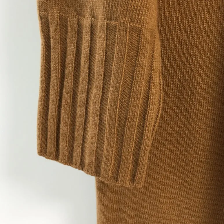 Neploe водолазка Сплит вязаный пуловер осень зима длинный рукав досуг свитер платье для женщин Pull уличная Топ джемпер 54696