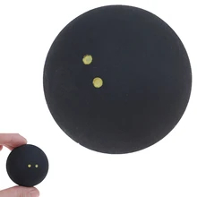 Мяч Сквош два-желтые точки низкая скорость спортивные резиновые мячи соревнования Сквош