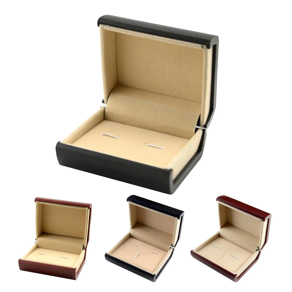 

Cufflinks Necktie Bar Clamp Holder Case Box Small Box 8x7x4cm Travel Storage