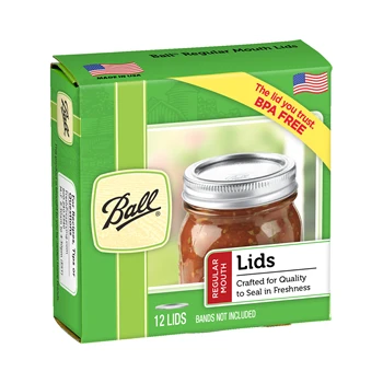 

Ball Lids for Regular Mouth Jars, 12 Count