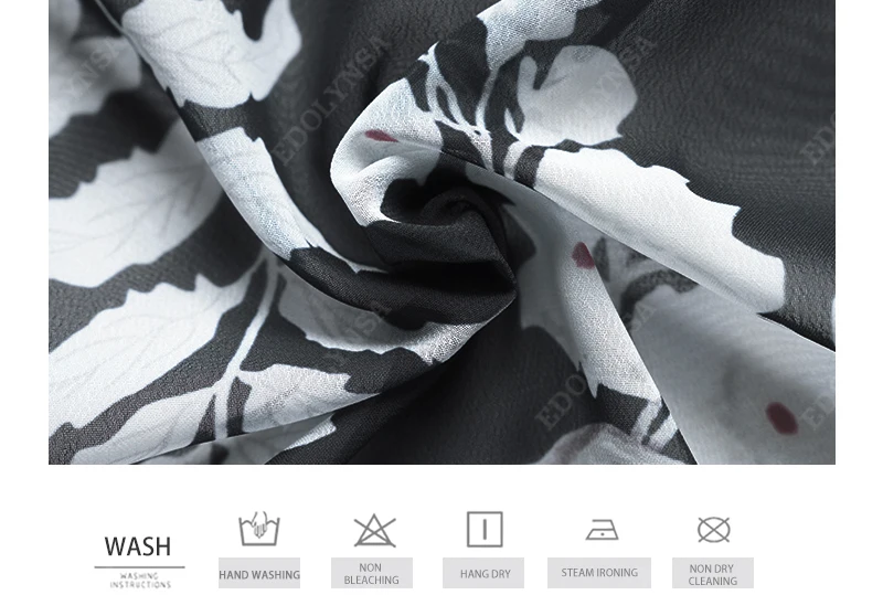 Bikini Cover-ups Boho Printed Long Kimono Cardigan Plus Size White Black Chiffon Tunic Women Beach Wear Swim Suit Cover Up A225