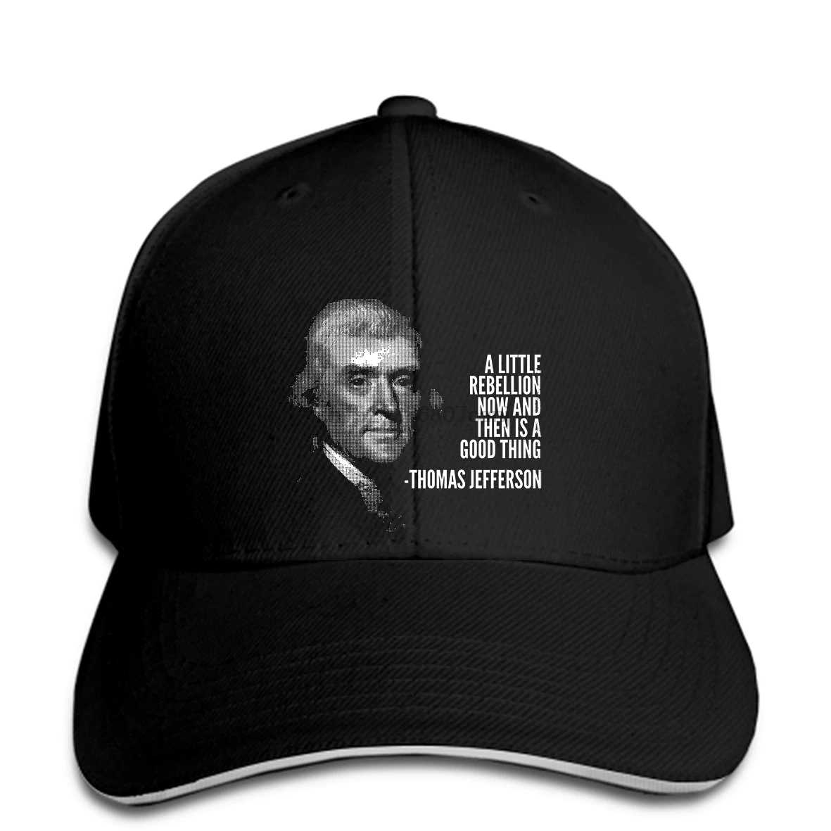 Бейсбольная кепка, забавная мужская шапка с принтом, новинка, Бейсболка для женщин, маленький восстание, хорошая вещь, Томас Джефферсон, цитата, бейсболки