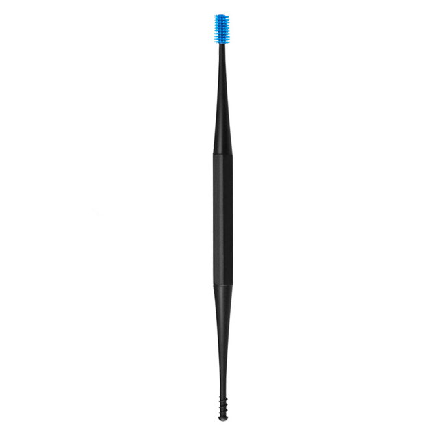 Soft Silicone Spiral Design Ear Pick Double-ended Earpick Ear Wax Curette Remover Ear Cleaner Spoon Spiral Ear Clean Tool