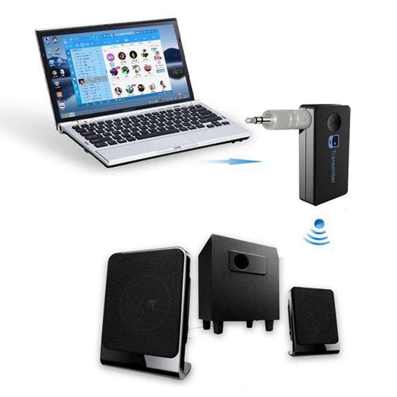 1Pc Wireless Bluetooth 4 1 Transmitter Adapter 3 5mm Jack For Car Music Audio Aux Headphone Reciever Handsfree