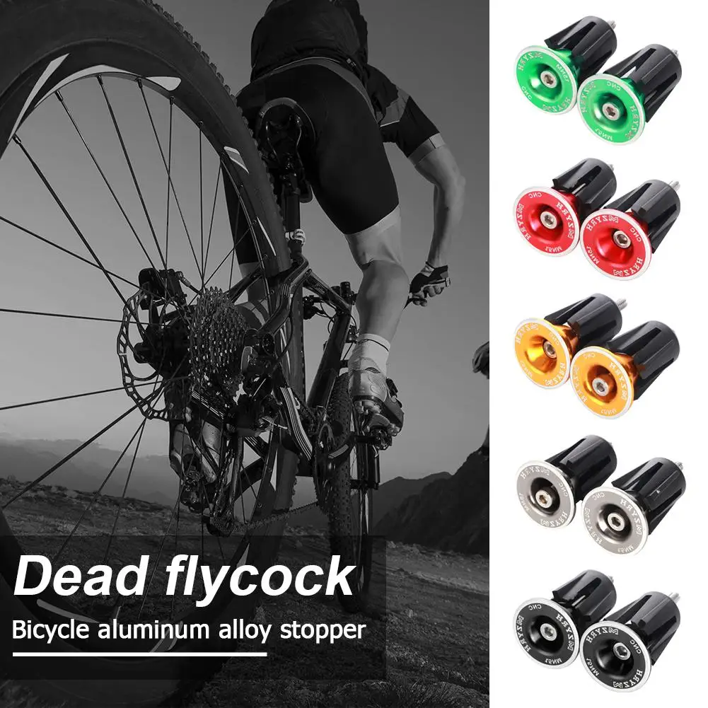 Outdoor Cycling Tackles MTB Mountain Road Bike Handlebar Cap Grips Lock-on Cover Aluminum Alloy Handlebars for Bicycles