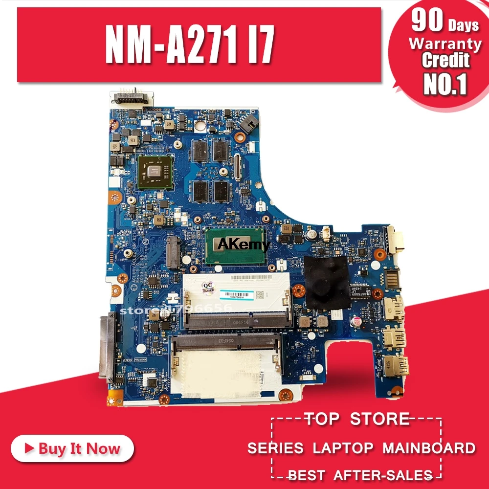 

G50-70 For Lenovo G50-70 Z50-70 i7 motherboard ACLU1/ACLU2 NM-A271 Rev1.0 with graphics card Test