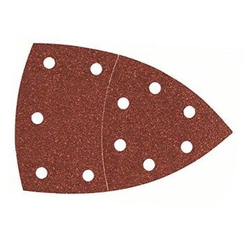 

10x Universal For Bosch PSM Sander Pad Triangle Grit Sanding Paper Sheet Tool